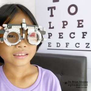 children's eye exam